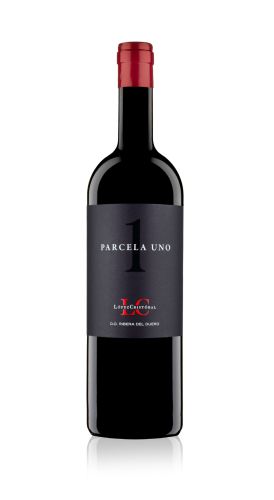 Botella de Parcela Uno : un vino tinto de parcela  