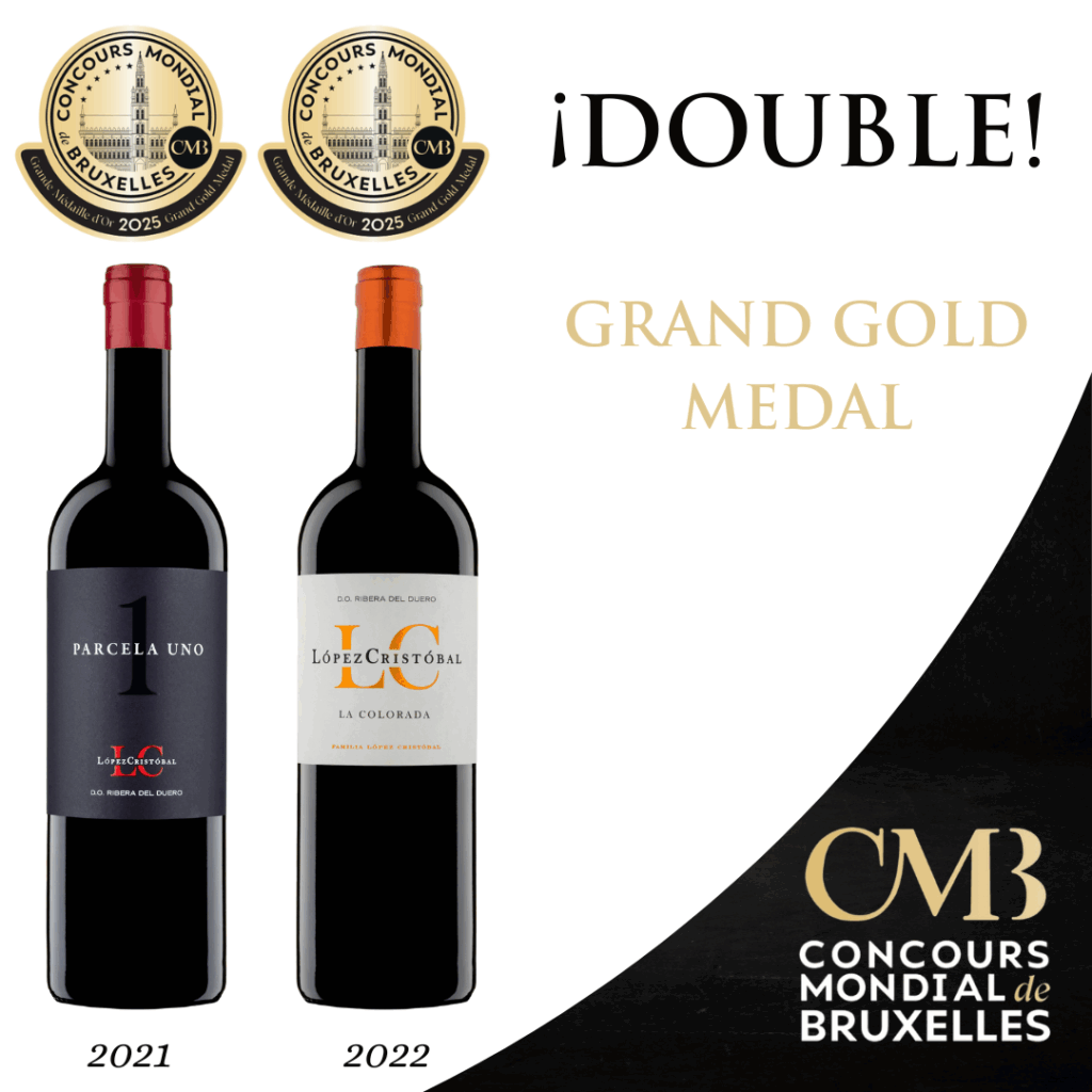 Visual of the bottles and the 2 Grand Gold Medals